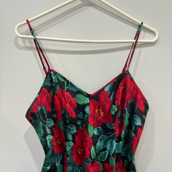 Vintage Victoria’s Secret Gold Label Slip Gown Dress Lace Floral Size Medium - Picture 3 of 12